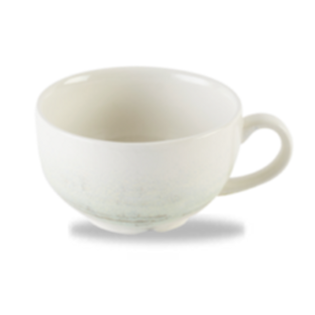 Dudson Finca Flint cappuccinokop 227 ml – vuursteengrijze porseleinen kop voor de horeca