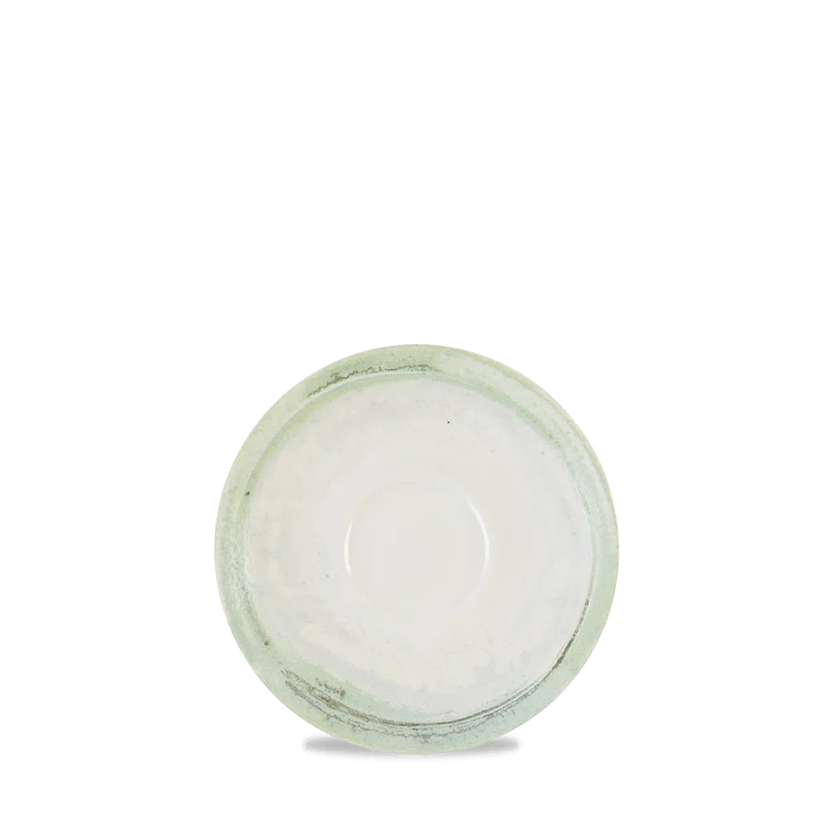 Dudson Finca Flint cappuccinoschotel 15,6 cm – vuursteengrijze porseleinen schotel voor de horeca