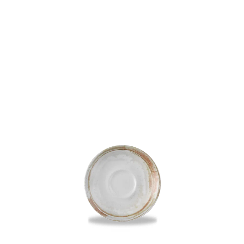 Dudson Sandstone espressoschotel 11,8 cm – zandsteenkleurige porseleinen schotel voor de horeca