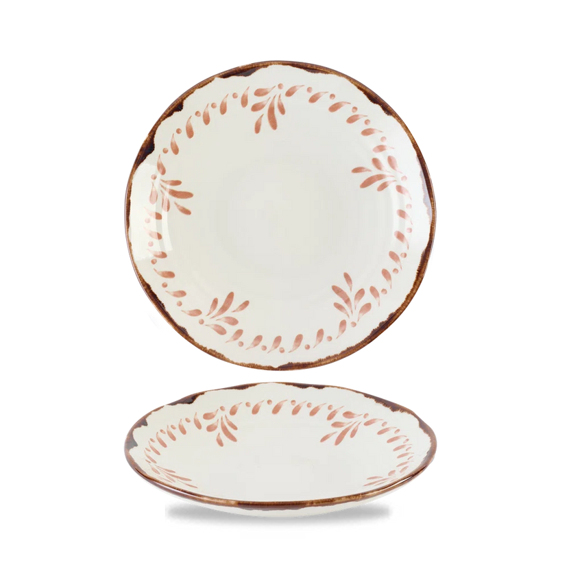 Dudson Harvest Terracotta organische coupekom 25 cm – terracotta porseleinen kom voor restaurants