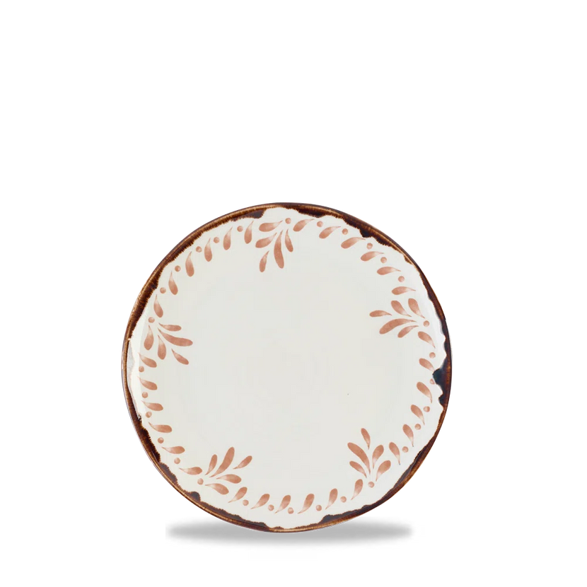 Dudson Harvest Terracotta organisch coupebord 27,5 cm – terracotta porseleinen coupebord voor de horeca