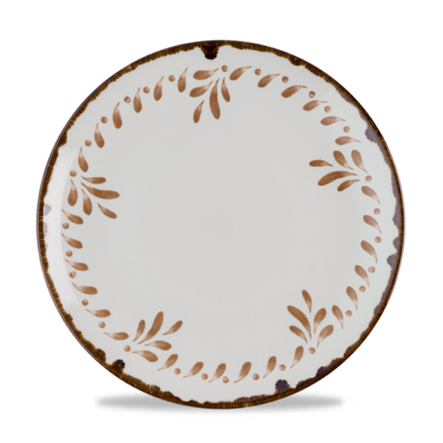 Dudson Harvest Mediterranean Terracotta coupebord 26 cm – terracotta porseleinen coupebord voor de horeca