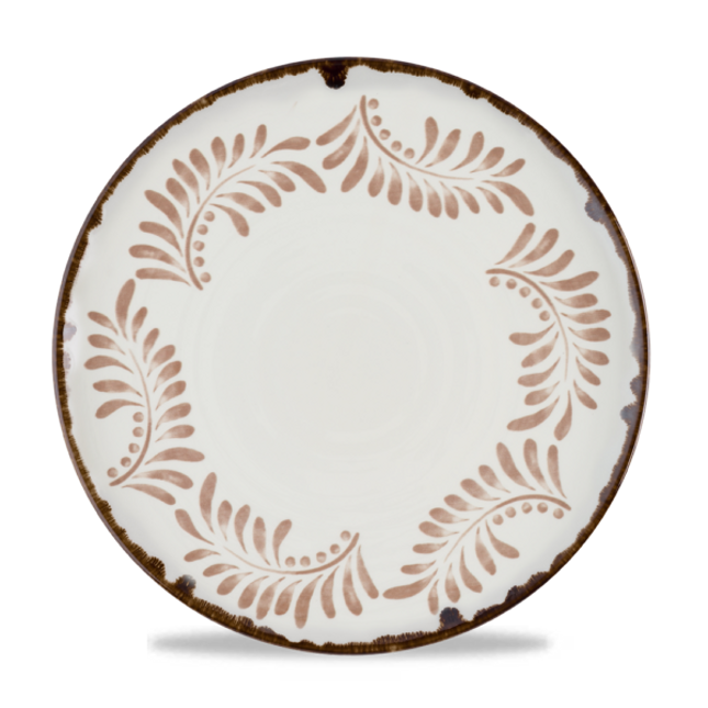 Dudson Harvest Mediterranean Terracotta coupebord 28,8 cm – terracotta porseleinen bord voor restaurants