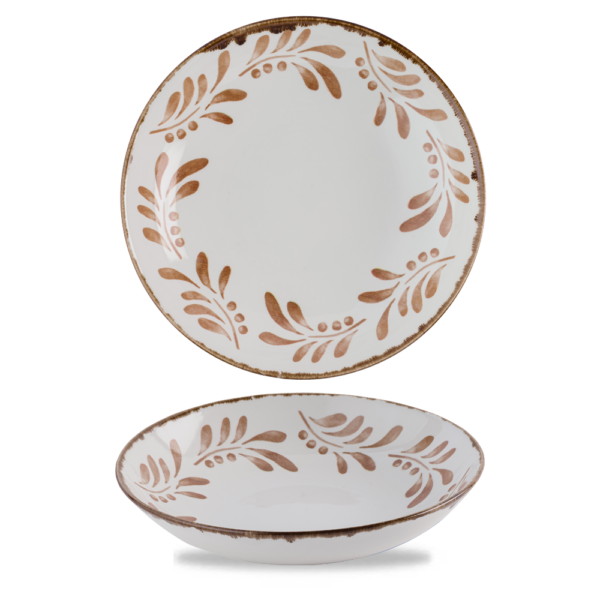 Dudson Harvest Mediterranean Terracotta coupekom 24,8 cm – terracotta porseleinen kom voor restaurants