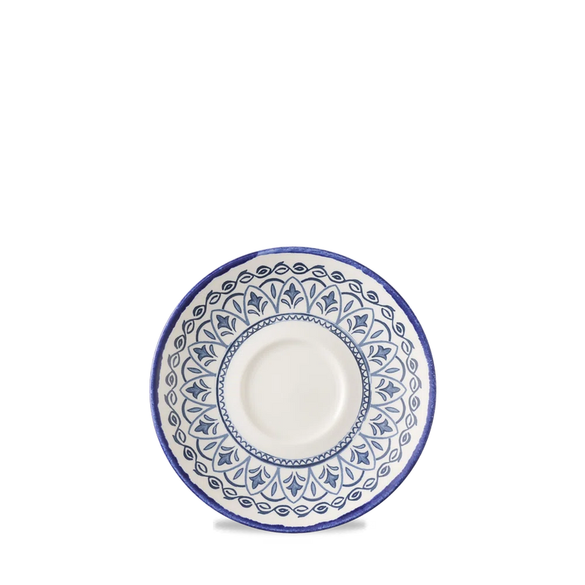 Dudson Harvest Mediterranean cappuccinoschotel 15,6 cm – mediterrane porseleinen schotel voor koffiebars