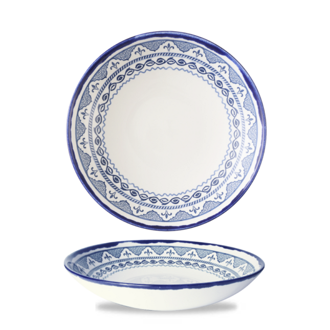 Dudson Harvest Mediterranean Moresque coupekom 24,8 cm – porseleinen kom met Moors decor voor restaurants