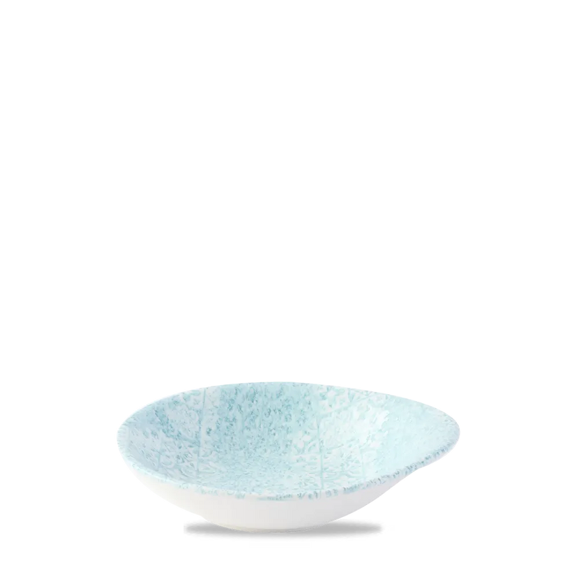 Churchill Med Tiles Aquamarine ronde schaal 16 x 14,5 cm – geglazuurd schaaltje voor mezze