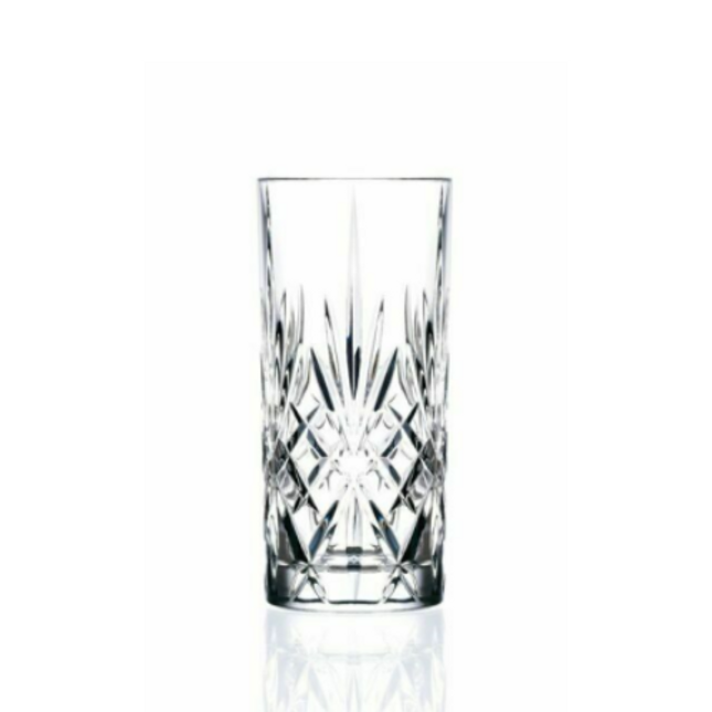 RCR Melodia hi-ball glas 360 ml – kristallen longdrinkglas voor cocktails en frisdrank