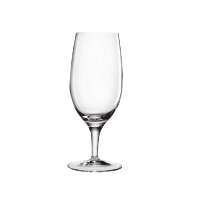 Luigi Bormioli Michelangelo bierglas op voet 370 ml – kristallen speciaalbierglas voor de bar