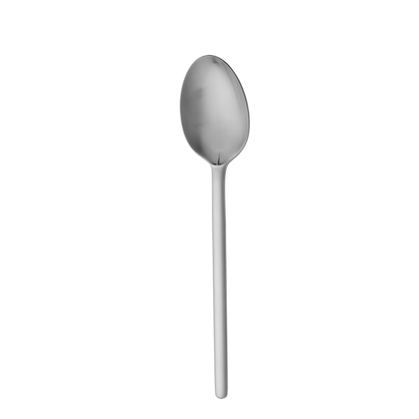 Sola New Dutch Satin serveerlepel 23,5 cm – roestvrij staal met satijnen afwerking, ideaal voor professioneel serveren in de horeca.