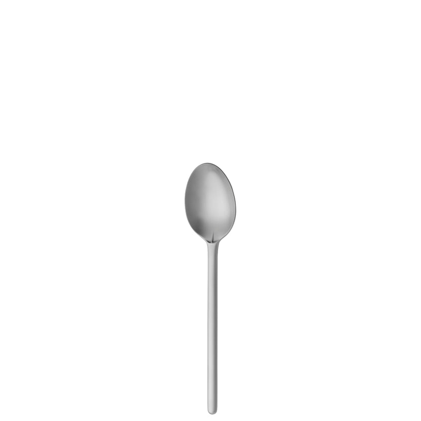 Sola New Dutch Satin theelepel 13,2 cm – roestvrij staal met satijnen afwerking, perfect voor koffie en thee in de horeca en thuis.