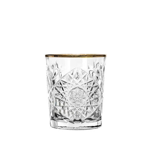 Onis ICON D.O.F. glas met gouden rand 355 ml verpakking 6 stuks whiskeyglas professionele horeca