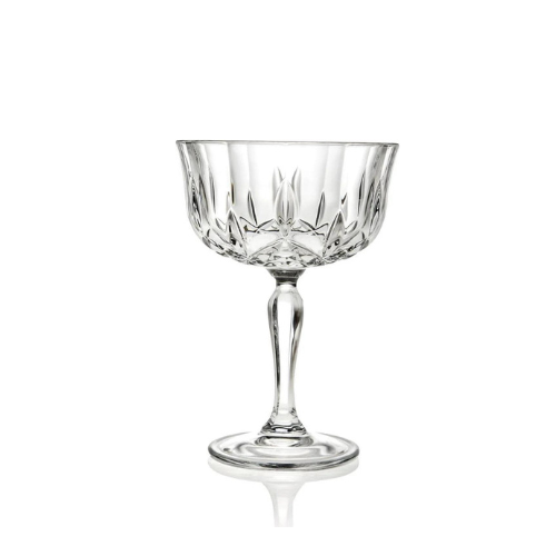 RCR Opera Champagne Coupe 240 ml – elegant kristallen coupéglas voor cocktails en champagne