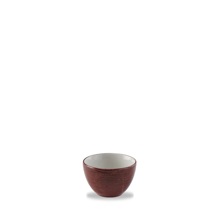 Churchill Stonecast Red Rust suikerpot – gespikkeld stoneware met reactief glazuur voor bistro's