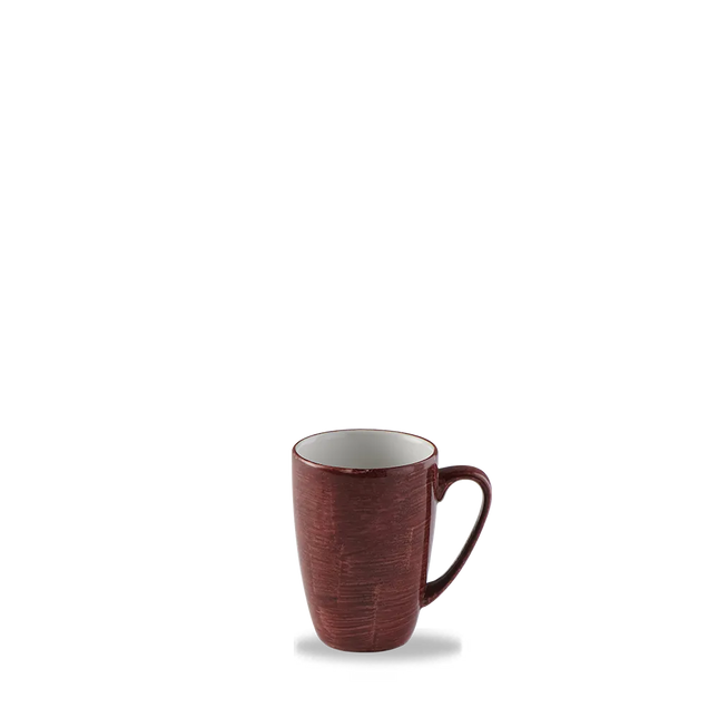 Churchill Stonecast Red Rust mok – gespikkeld stoneware met reactief glazuur voor restaurants