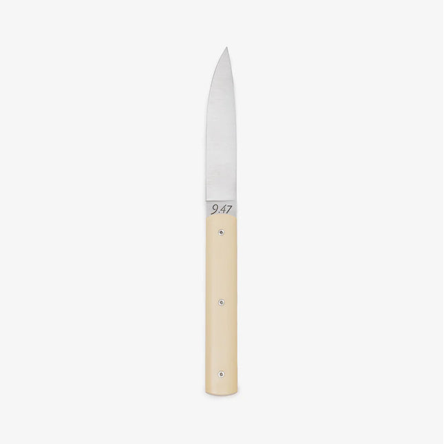 Perceval 9.47 tafelmes ivoor – Frans steakmes met ivoorkleurig heft voor restaurant en fine dining