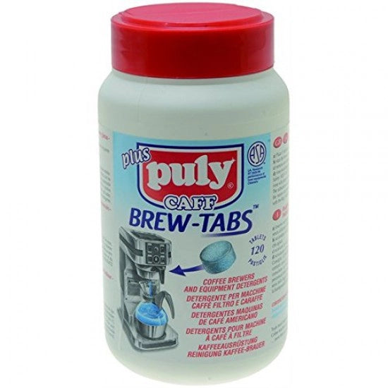 Puly Caff Brew Tabs koffiereiniger 120x4 gr – reinigingstabletten voor koffiezetapparaten