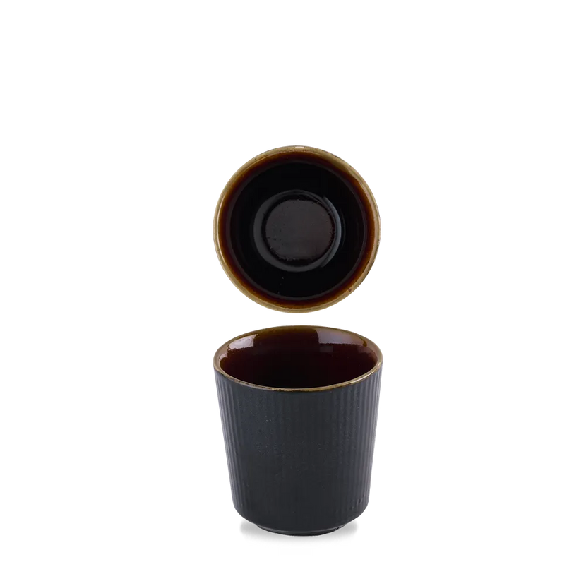 Churchill Tokyo Black mok 280 ml – matte zwarte stoneware koffiemok