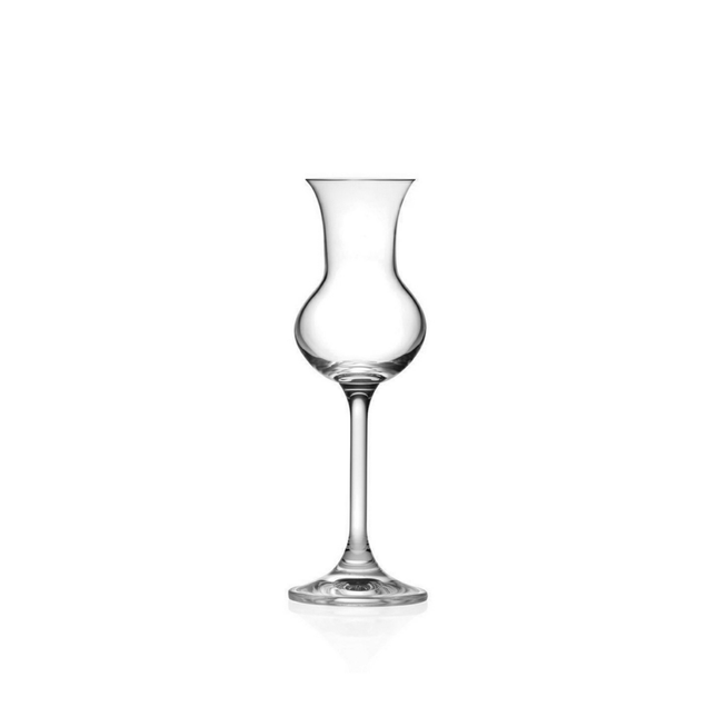RCR Invino grappaglas 8 cl – kristallen glaasje voor grappa en digestief