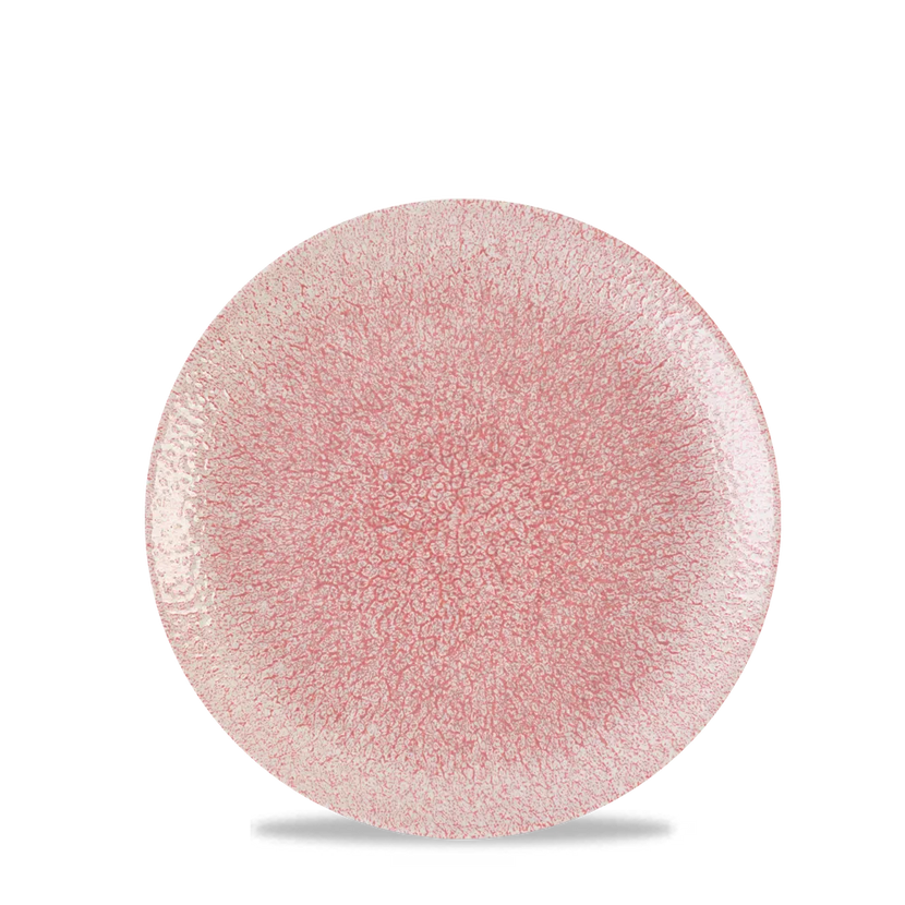 Churchill Raku Pink Quartz coupe bord Ø 16,5 cm – klein roze bijzetbord voor restaurants