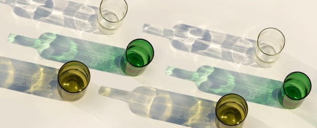 Rebottled Tumbler olijfgroen – duurzaam waterglas van gerecycled flessenglas