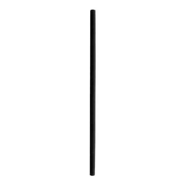 APS herbruikbare ECO rietjes zwart 8 x 230 mm - duurzame rietjes voor cocktails