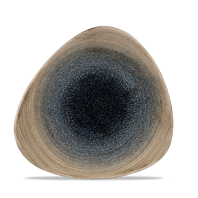 Churchill Stonecast Aqueous Bayou Lotus bord Ø 18 cm – klein blauw porseleinen bordje voor horeca