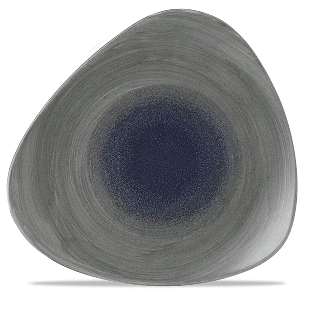 Churchill Stonecast Aqueous Fjord Lotus bord Ø 31,1 cm – groot blauwgrijs porseleinen bord voor horeca
