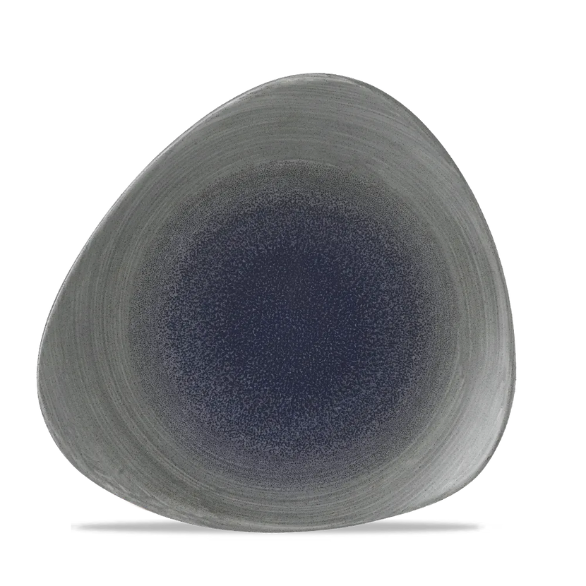 Churchill Stonecast Aqueous Fjord Lotus bord Ø 19,2 cm – klein blauwgrijs porseleinen bordje voor café en bar