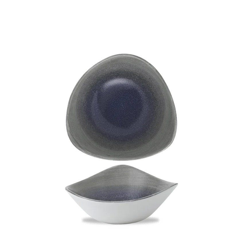 Churchill Stonecast Aqueous Fjord Lotus kom Ø 18,5 cm – blauwgrijs porseleinen kom voor horeca