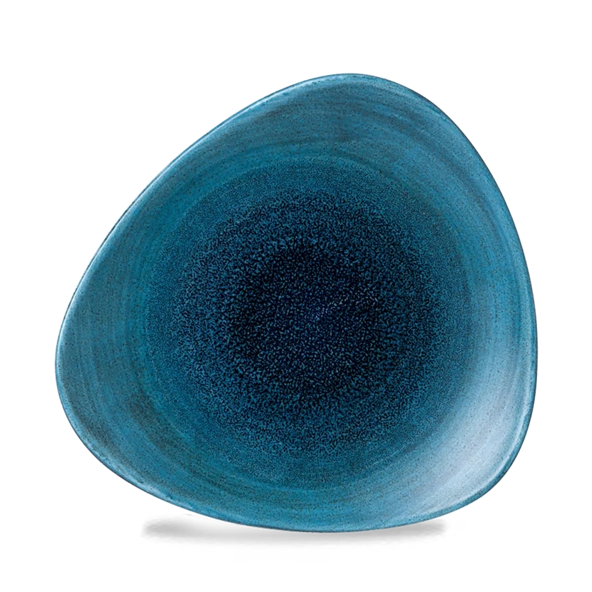 Churchill Aqueous Lagoon Lotus bord Ø 31,1 cm – groot turquoise porseleinen bord voor fine dining