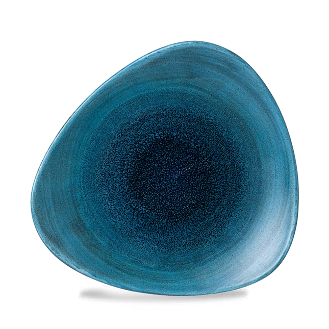 Churchill Aqueous Lagoon Lotus bord Ø 31,1 cm – groot turquoise porseleinen bord voor fine dining