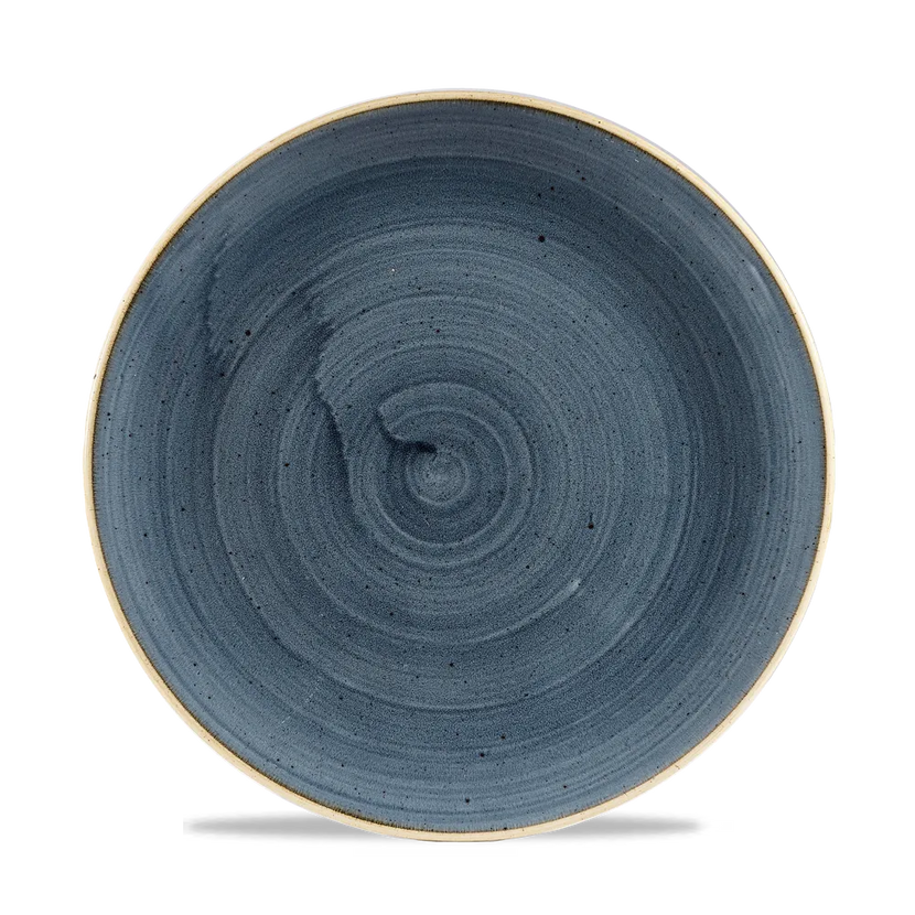 Churchill Stonecast Blueberry evolve coupebord Ø 26 cm – paarsblauw reactief glazuur voor restaurants