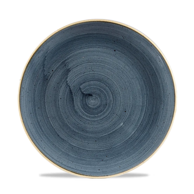 Churchill Stonecast Blueberry evolve coupebord Ø 26 cm – paarsblauw reactief glazuur voor restaurants
