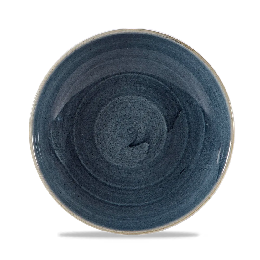 Churchill Stonecast Blueberry evolve coupekom Ø 25 cm – paarsblauw porseleinen kom voor restaurants