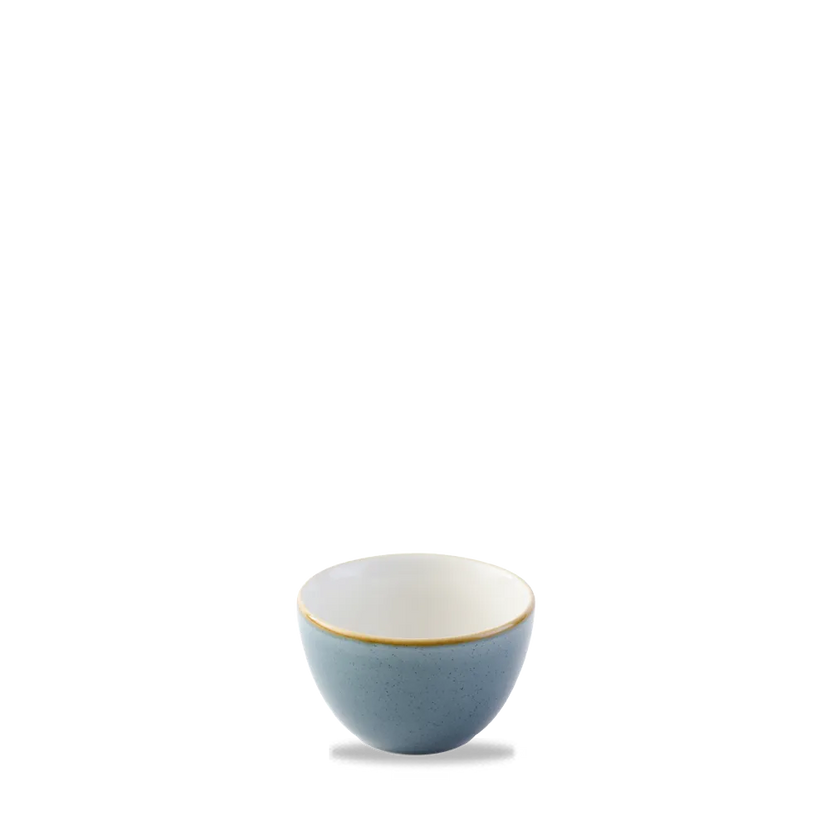 Churchill Stonecast Blueberry suikerpot 227 ml – gespikkelde porseleinen suikerpot voor horeca