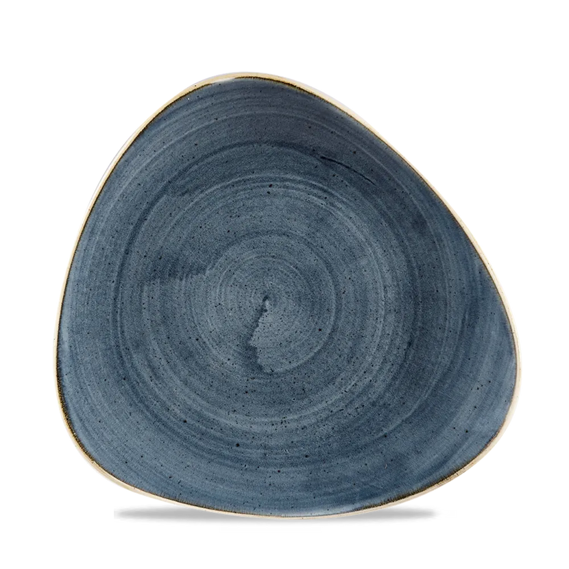 Churchill Stonecast Blueberry Lotus bord Ø 23 cm – paarsblauw porseleinen bord voor horeca