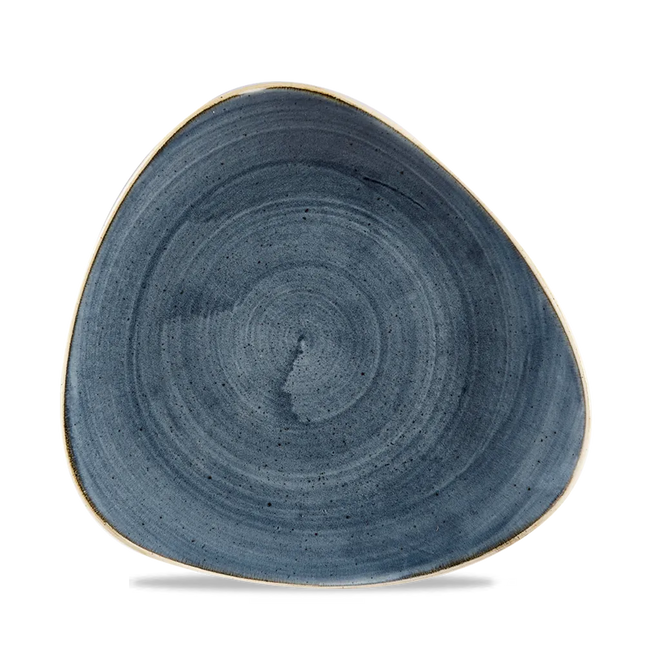 Churchill Stonecast Blueberry Lotus bord Ø 23 cm – paarsblauw porseleinen bord voor horeca