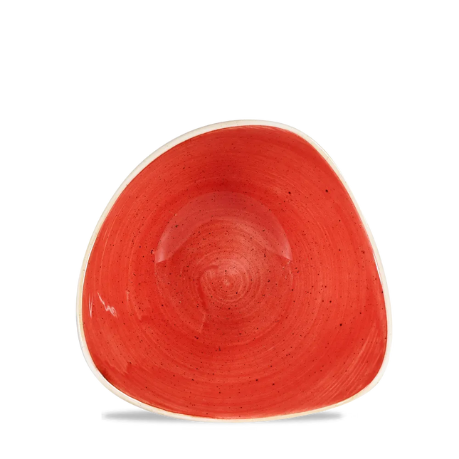 Churchill Stonecast Berry Red Lotus kom Ø 15 cm – klein rood porseleinen kommetje voor restaurants
