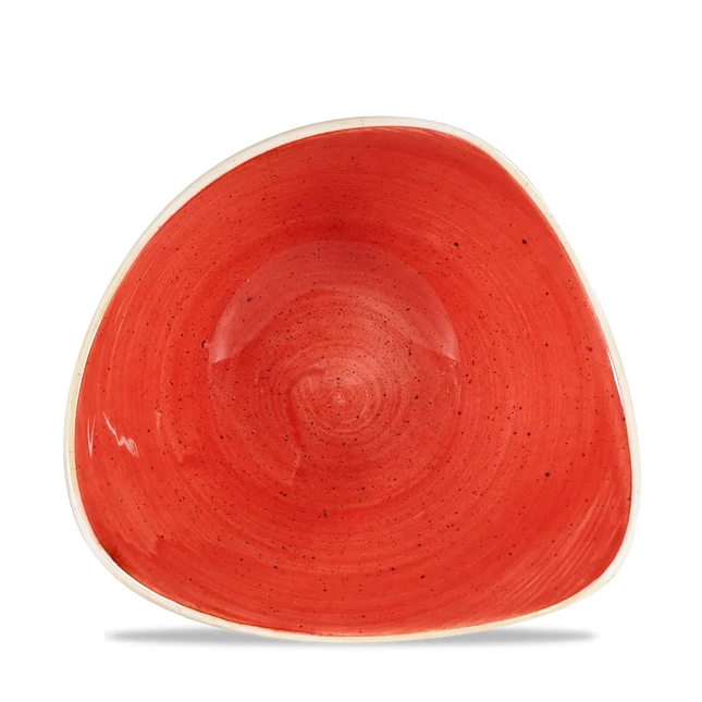 Churchill Stonecast Berry Red Lotus kom Ø 23 cm – rood porseleinen kom voor horeca