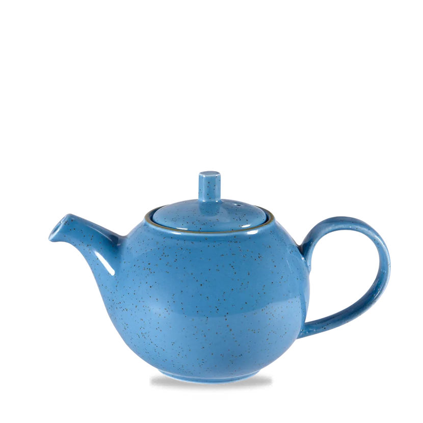 Churchill Stonecast Cornflower Blue beverage pot 444 ml – kobaltblauw porseleinen kannetje voor koffie en thee
