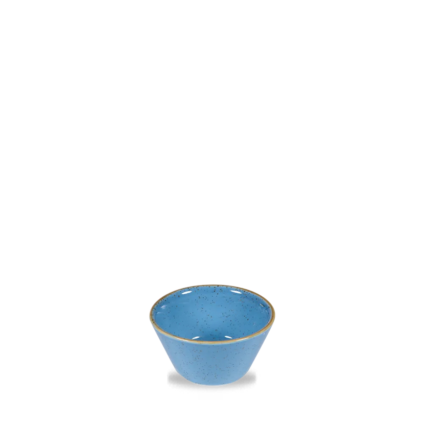 Churchill Stonecast Cornflower Blue sauskommetje 89 ml – kobaltblauw porseleinen tipje voor sauzen in horeca