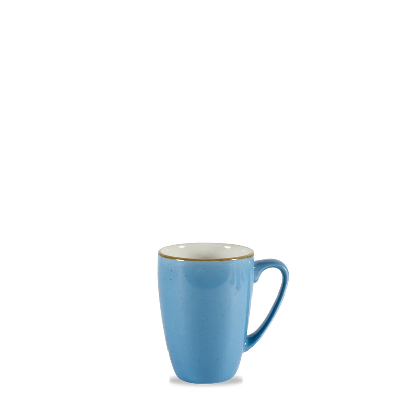 Churchill Stonecast Cornflower Blue mok 355 ml – kobaltblauw porseleinen mok met oor voor café en horeca