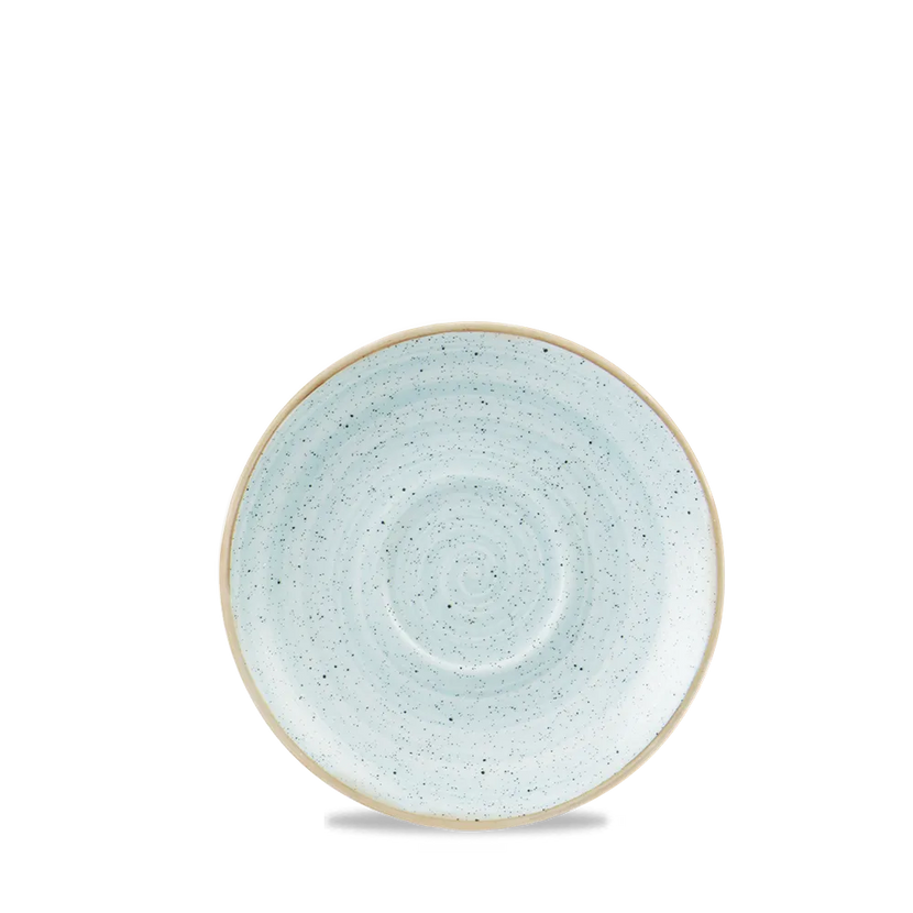 Churchill Stonecast Duck Egg cappuccino schotel 16 cm – zachtblauw porseleinen schotel voor horeca