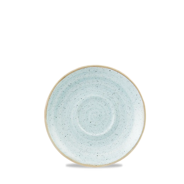 Churchill Stonecast Duck Egg cappuccino schotel 16 cm – zachtblauw porseleinen schotel voor horeca