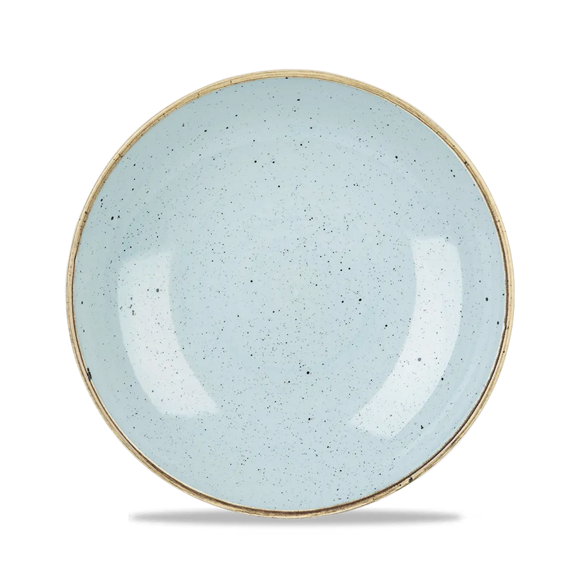 Churchill Stonecast Duck Egg evolve coupekom Ø 25 cm – zachtblauw reactief glazuur kom voor fine dining