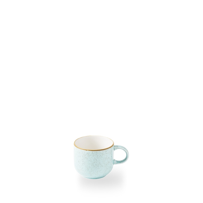 Churchill Stonecast Duck Egg Bubble Mug 230 ml – porseleinen koffiemok – set van 12 – APS Glass & Bar Supply


