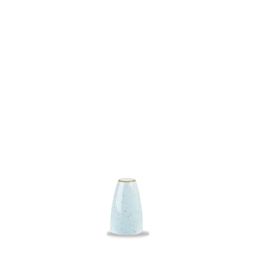 Churchill Stonecast Duck Egg Profile peperstrooier 7 cm – zachtblauw porseleinen peperstel voor horeca