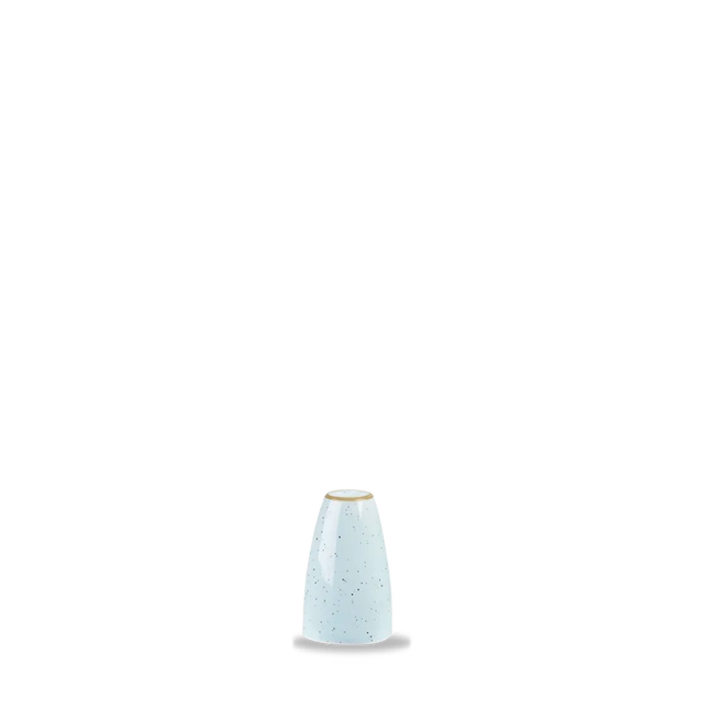 Churchill Stonecast Duck Egg Profile peperstrooier 7 cm – zachtblauw porseleinen peperstel voor horeca