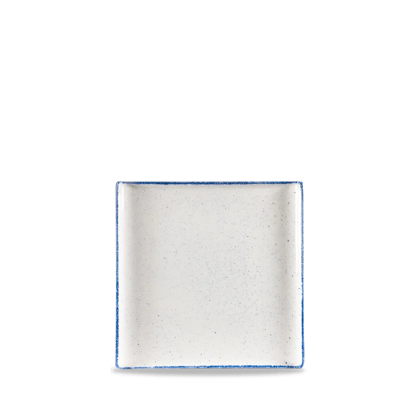 Churchill Stonecast Hints Indigo vierkant buffetblad 30 cm – diepblauw serveerplateau voor fine dining